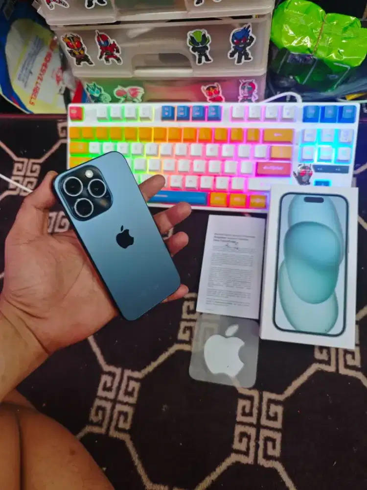 iPhone 15 Pro 128Gb iBox Mulus Normal Bisa TT