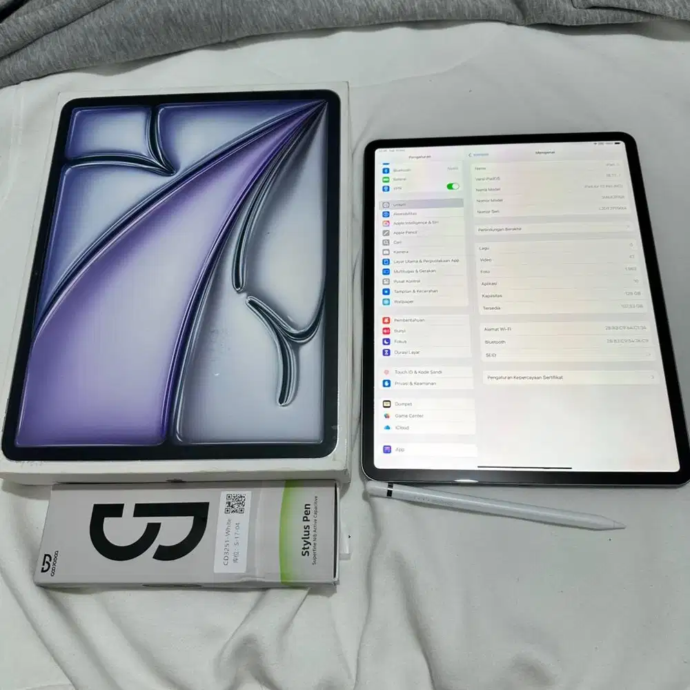 ipad Air M2 128gb 13inch Ibox Likenew Second Preloved
