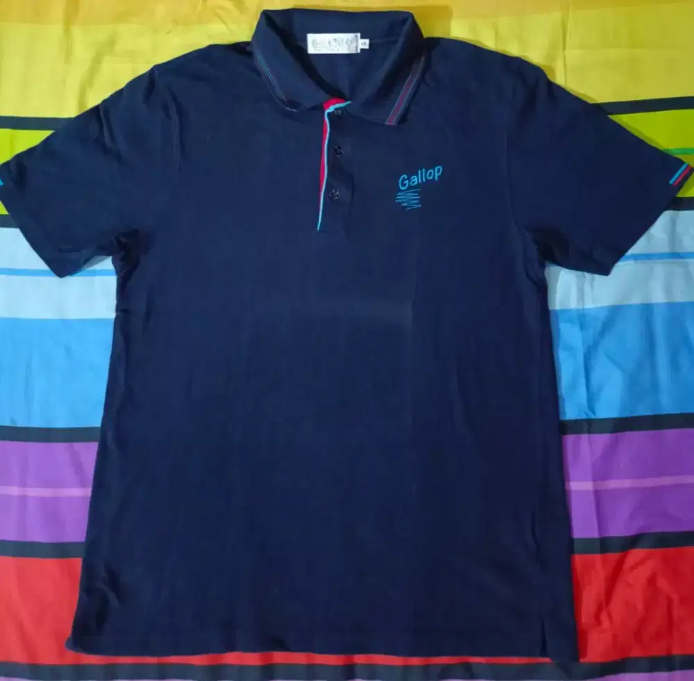 Polo Shirt branded keren Gallop size XXL