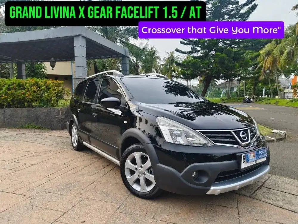 Nissan GRAND LIVINA X GEAR 1.5 Bensin AT 2015 Hitam