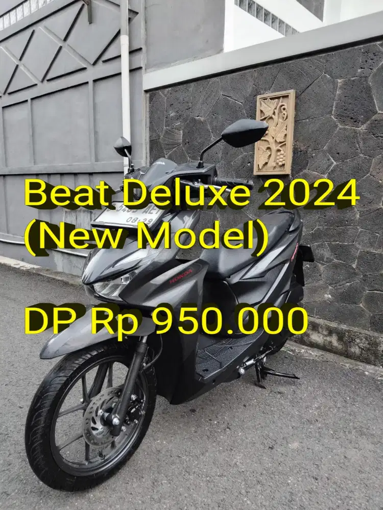 Beat Deluxe 2024 New Model. Pajak ON. Mulus. Like New. Cash/Kredit/TT