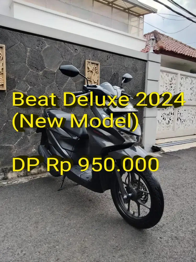 Beat Deluxe 2024 New Model. Pajak ON. Mulus. Like New. Cash/Kredit/TT