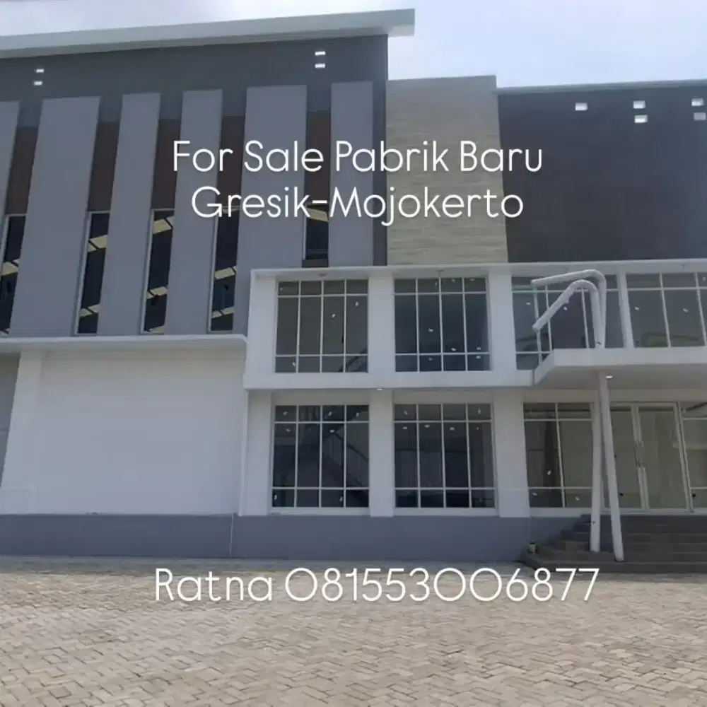 Dijual Pabril Baru Gresil Mojokerto Ijin industri