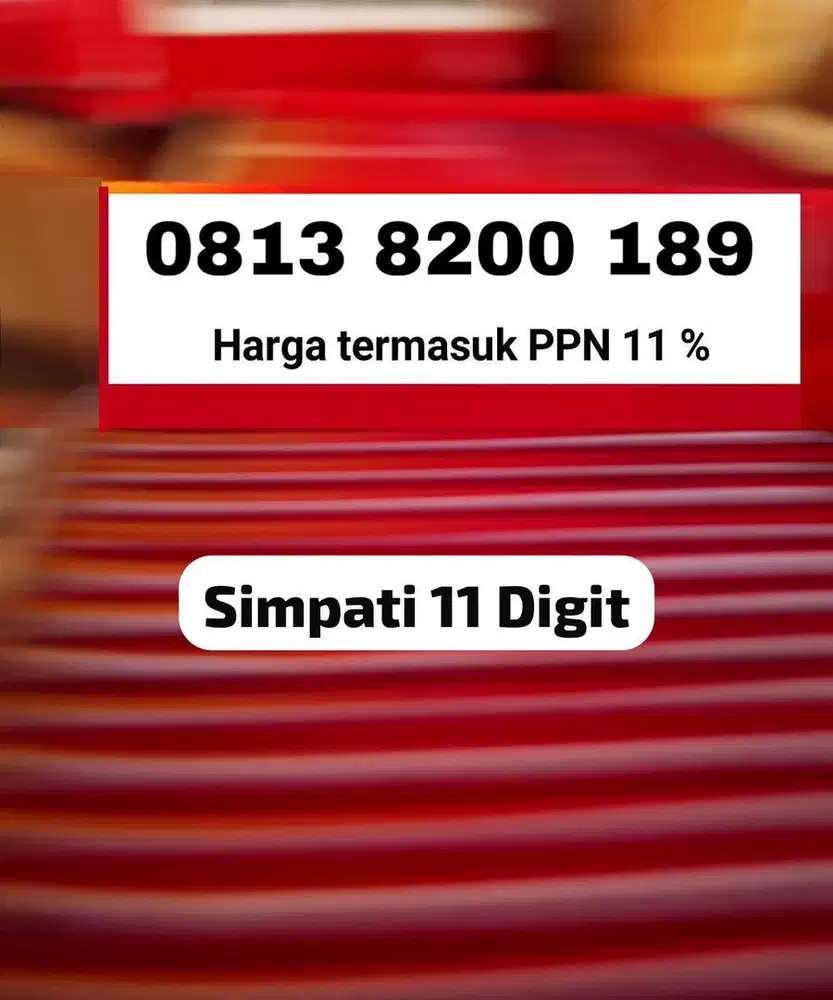 Simpati 11 digit Nomor cantik kartu perdana telkomsel 5g termurah hoki