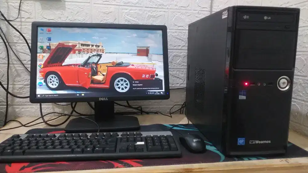 Komputer Lengkap Satu Set Siap Pakai