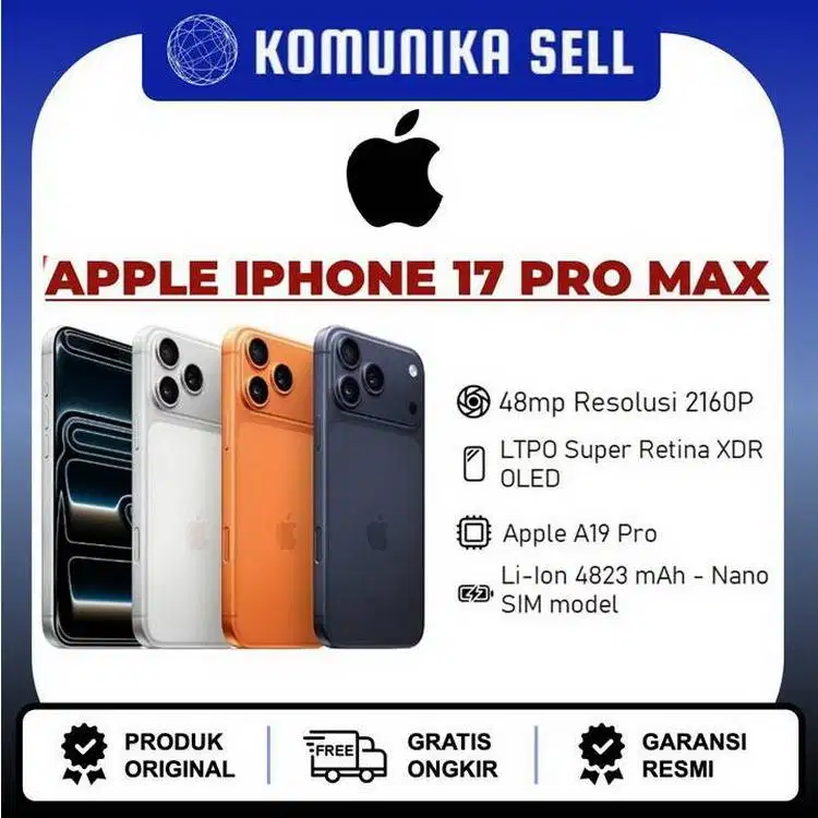 Apple 17 Pro Max - 12GB/256GB