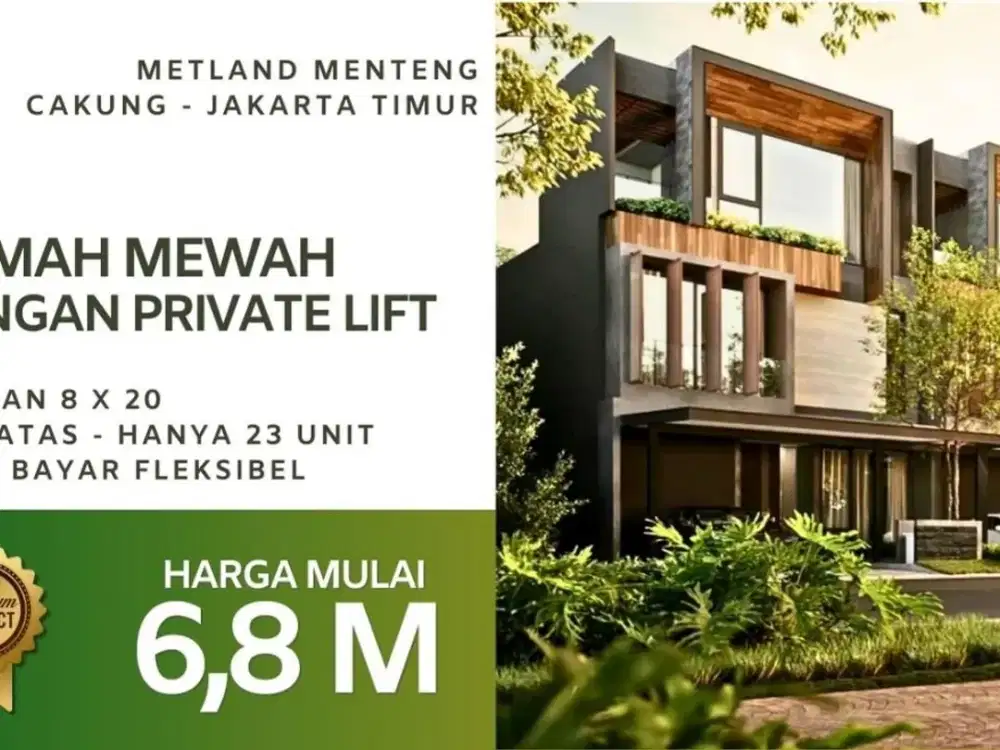 White Rose Rumah Mewah Metland Menteng Cakung Harga Perdana
