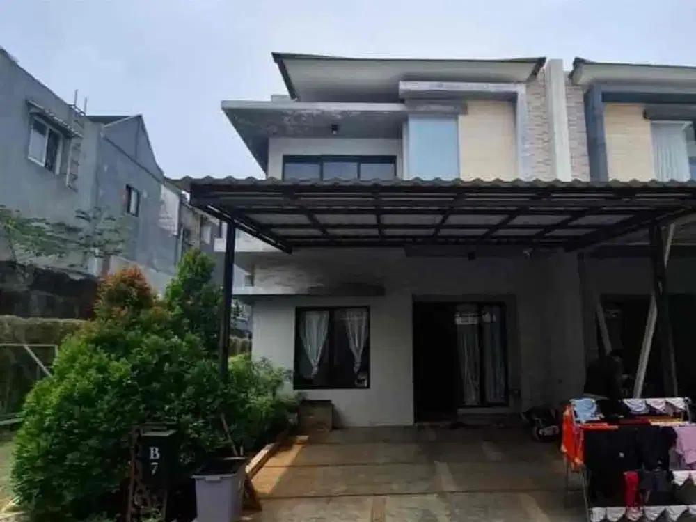dijual rumah murah harga dibawah pasaran di perumahan bumi biru terrace, kel. ciater, kec. serpong, kota tangerang selatan