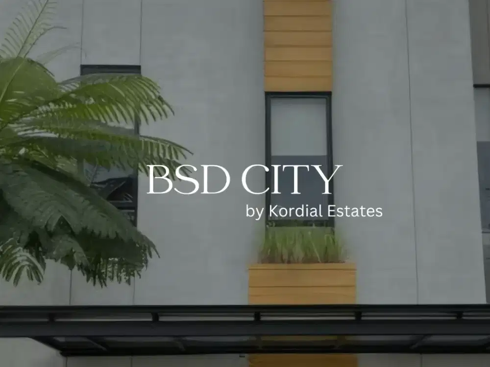 Rumah BSD 3 Kamar Tidur, 2 Kamar Mandi, 2 Lantai – Konsep Biophilic Sebrang The Breeze BSD Belakang Stasiun Serpong