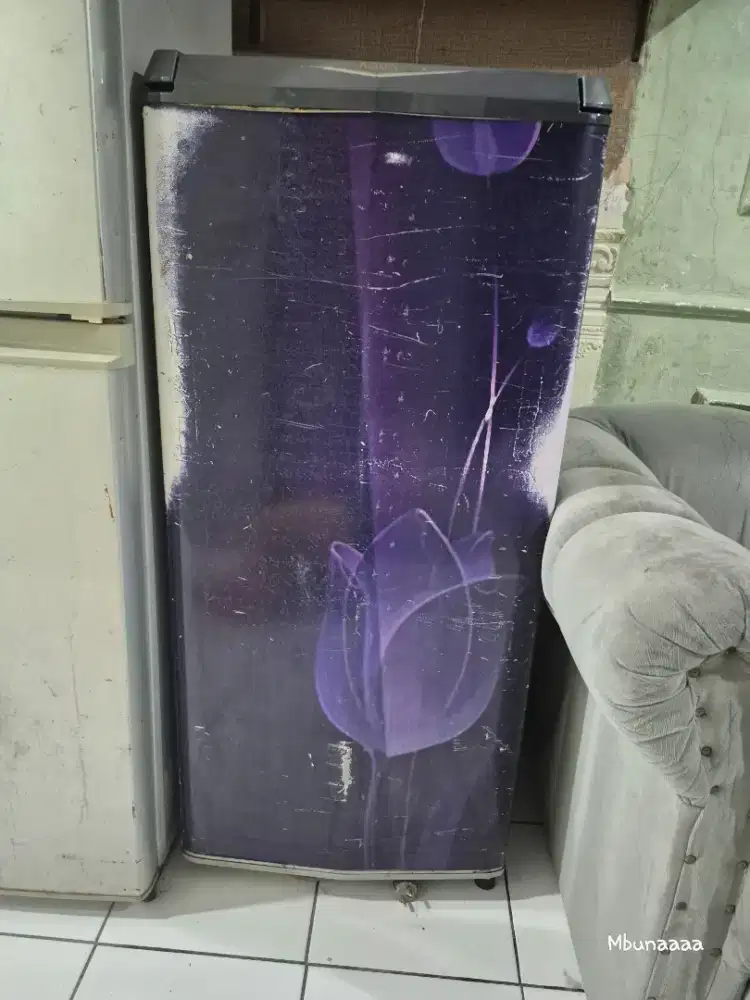 Kulkas aqua 1 pintu orisinil siap pakai