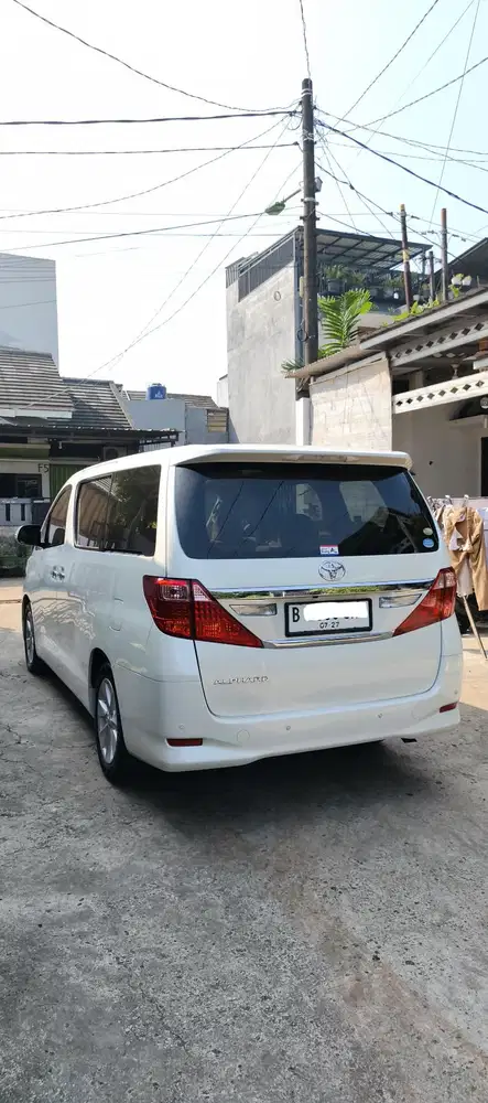 Toyota Alphard 2012 Bensin