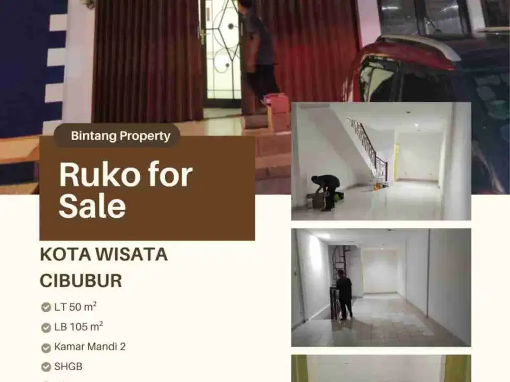 Ruko DiJUAL di Kotawisata Cibubur