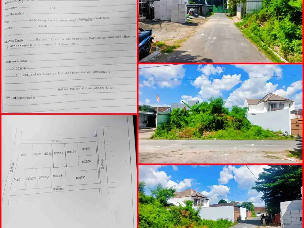 tanah strategis kragilan lingkungan nyaman area jalan kabupaten