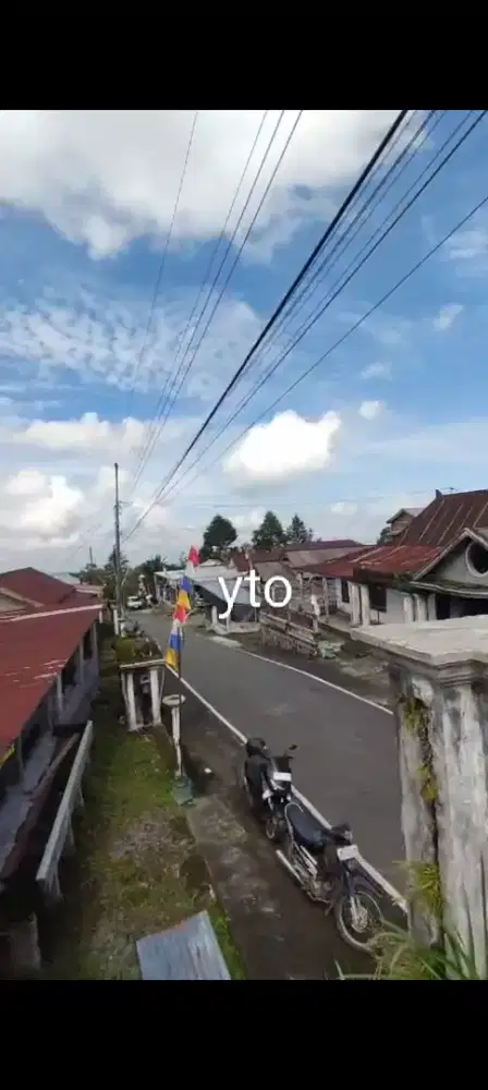 Jual tanah lokasi atasnya air terjun Jumog lt 500m hrg 700jt nego