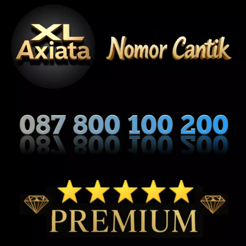 Nomor Cantik Premium Spesial XL Axiata Exsclusive Limited Edition