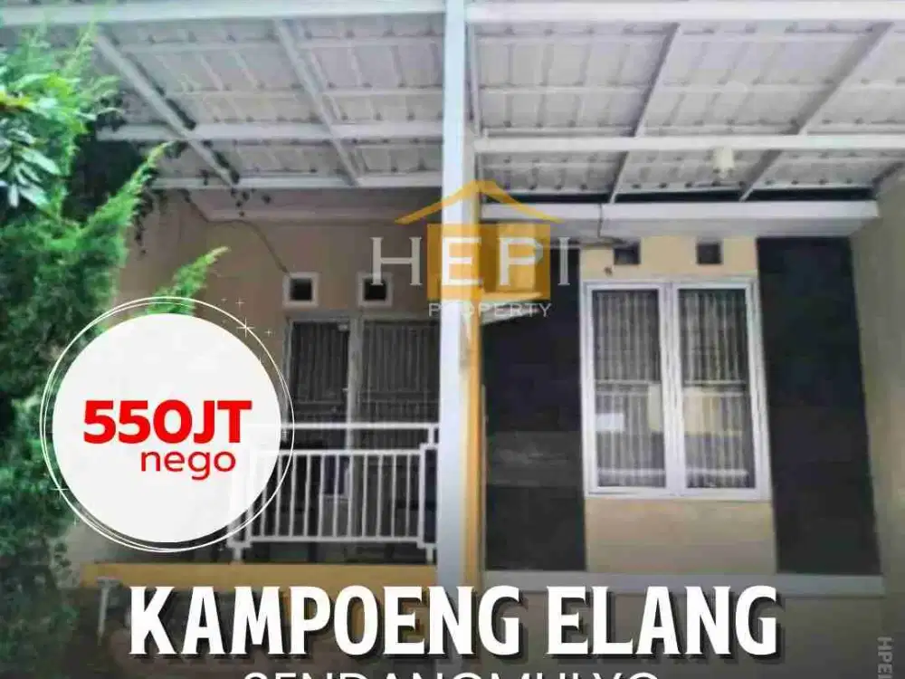 rumah siap pakai Sendangmulyo Semarang! dekat ke RS Wongsonegoro