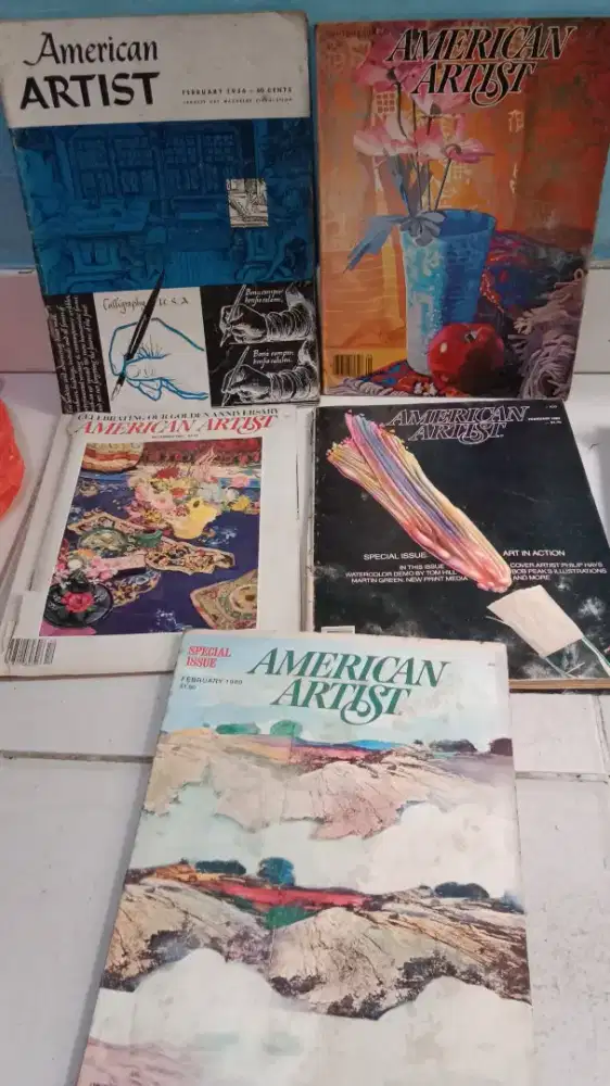 Paket majalah arts lawas import