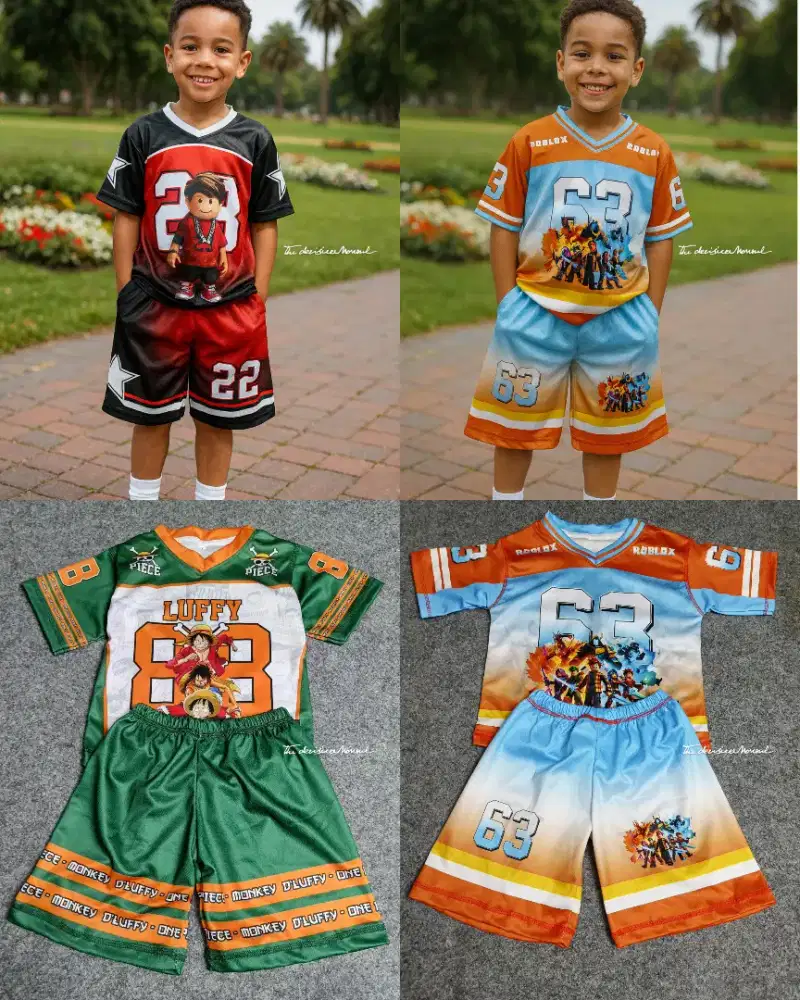 Setelan baju anak jersey Milano Dryfit