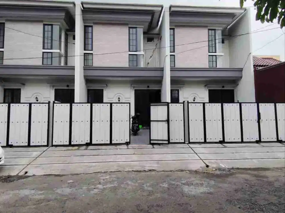 BARUK BARAT DEKAT MERR‼️Rumah Baru Minimalis 2 Lantai Row 2 Mobil