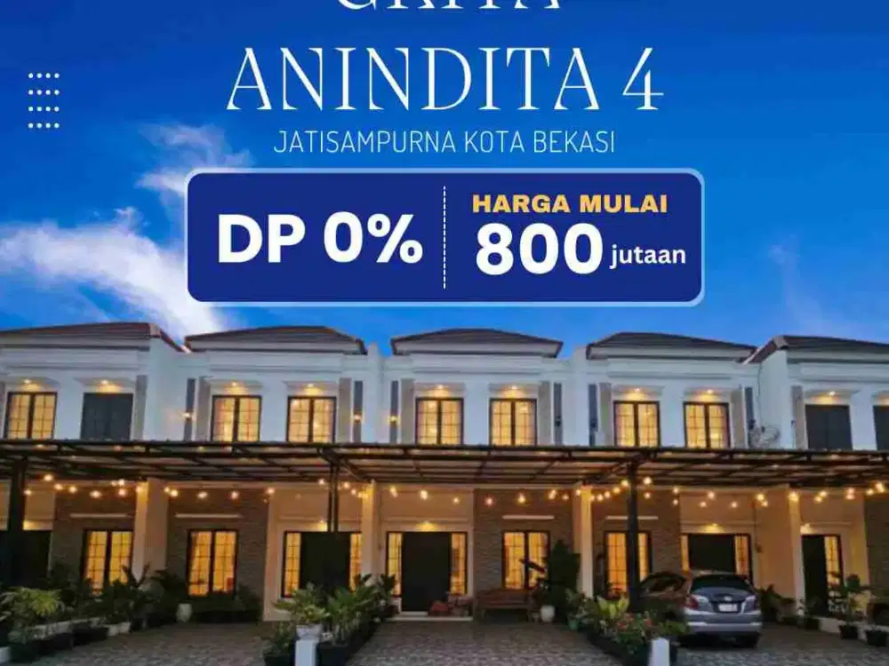 RUMAH BARU TANPA DP SIAP HUNI