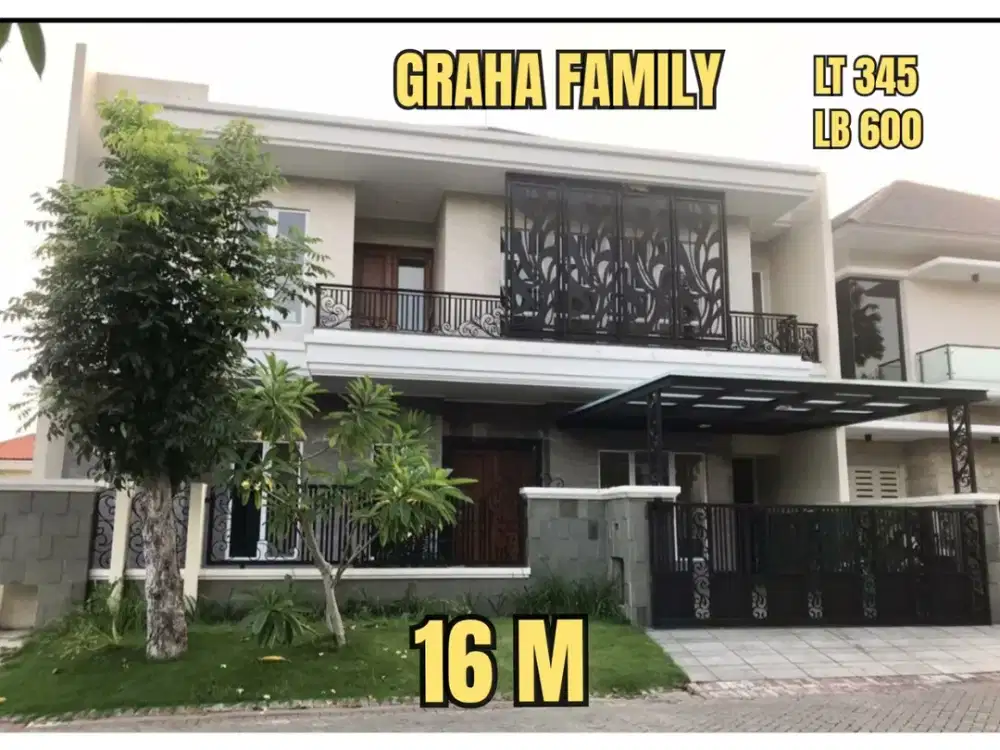 ‼️TERMURAH AREA CLUB HOUSE‼️RUMAH MEWAH EXTRA FURNISHED GRAHA FAMILY JALAN KEMBAR