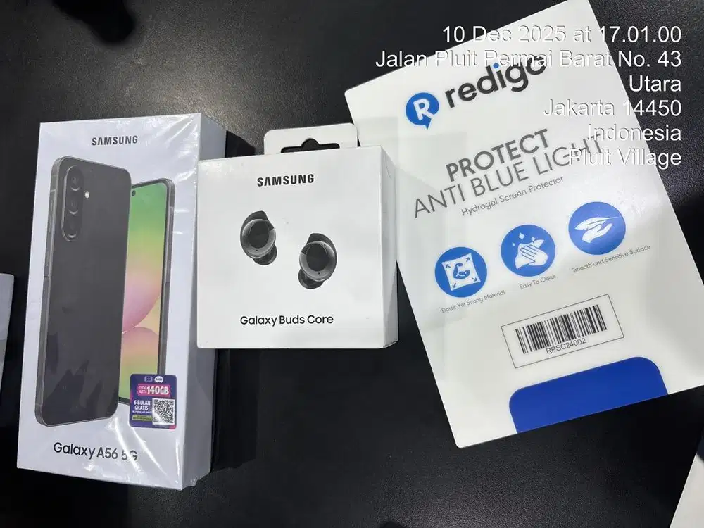 SAMSUNG GALAXY A56 8/256GB + GALAXY BUDS CORE GARANSI RESMI SEIN