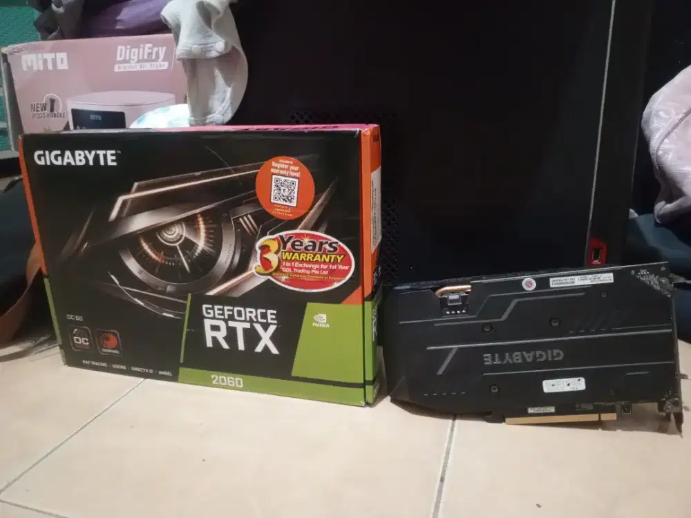 Rtx 2060 6Gb Gigabyte masih segel pabrik