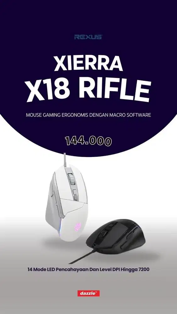 Mouse wired rexus rifle X18