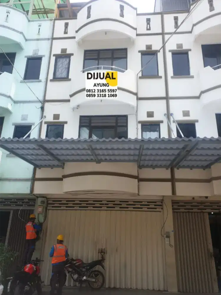 Ruko 3.5Lt siap pake dkt pasar Atum,ITC Sby di Bunguran Surabaya