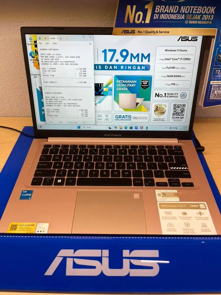 Cicilan laptop cukup Ktp