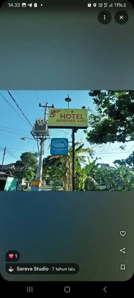 HOTEL BANDARA ASRI YOGYAKARTA DI JUAL