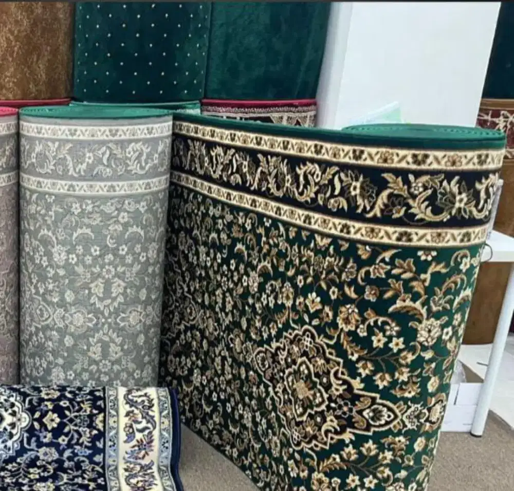 PROMO CUCI GUDANG! Karpet Masjid Lokal Rollan Murah Meriah – Garansi