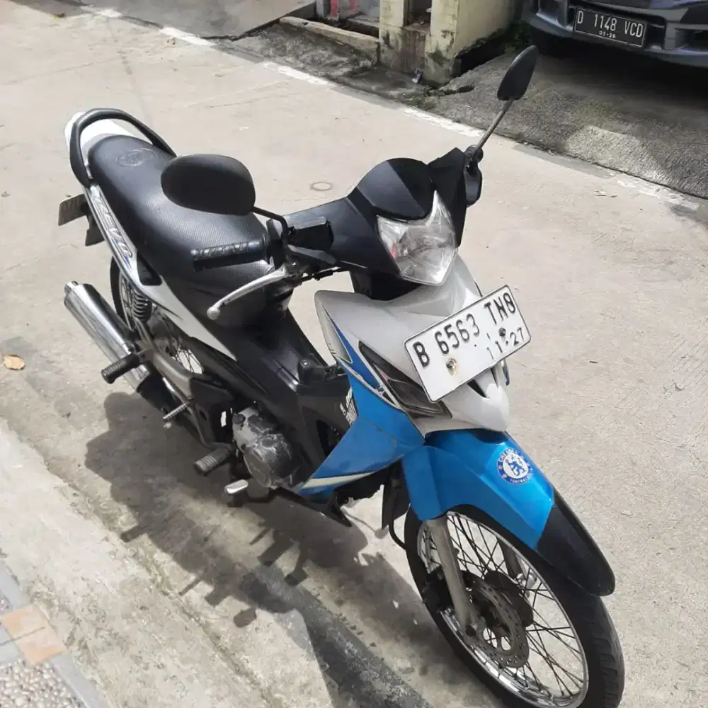 Honda Revo Lancip 2007 ss lengkap mesin bagus plat B DKI