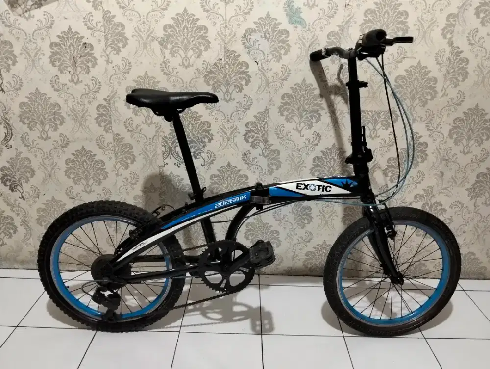 Sepeda lipat anak ukuran 20 untuk umur 5-15 tahun