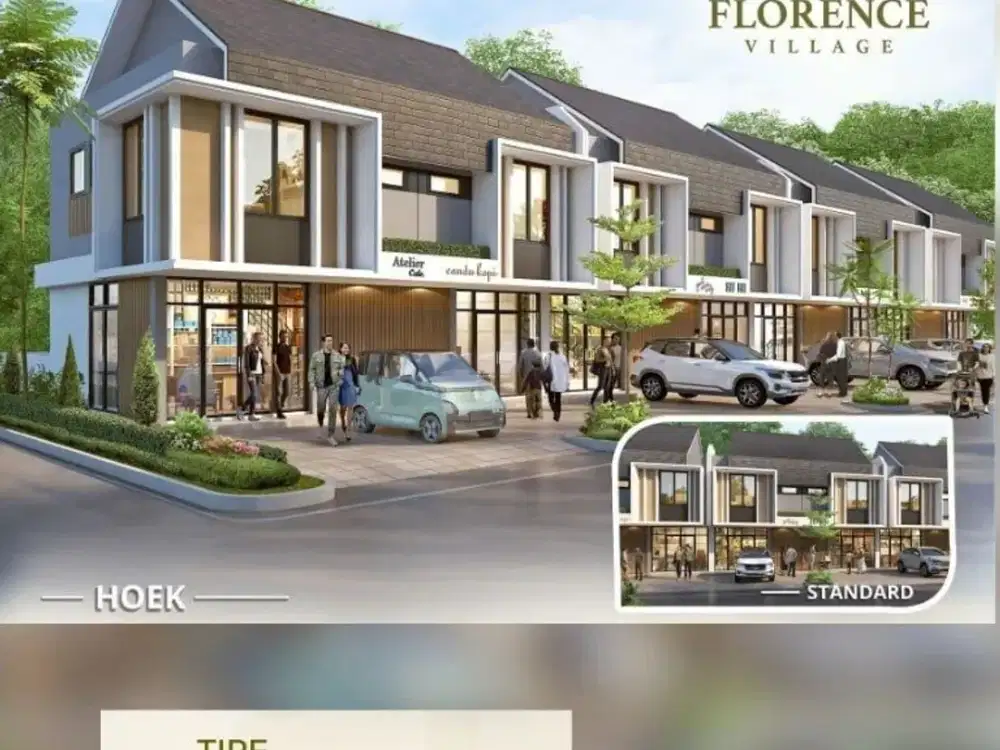 P113. DIJUAL FLORENCE VILLAGE JGC — RUMAH MODERN 2 LANTAI DI KAWASAN PREMIUM JAKARTA TIMUR