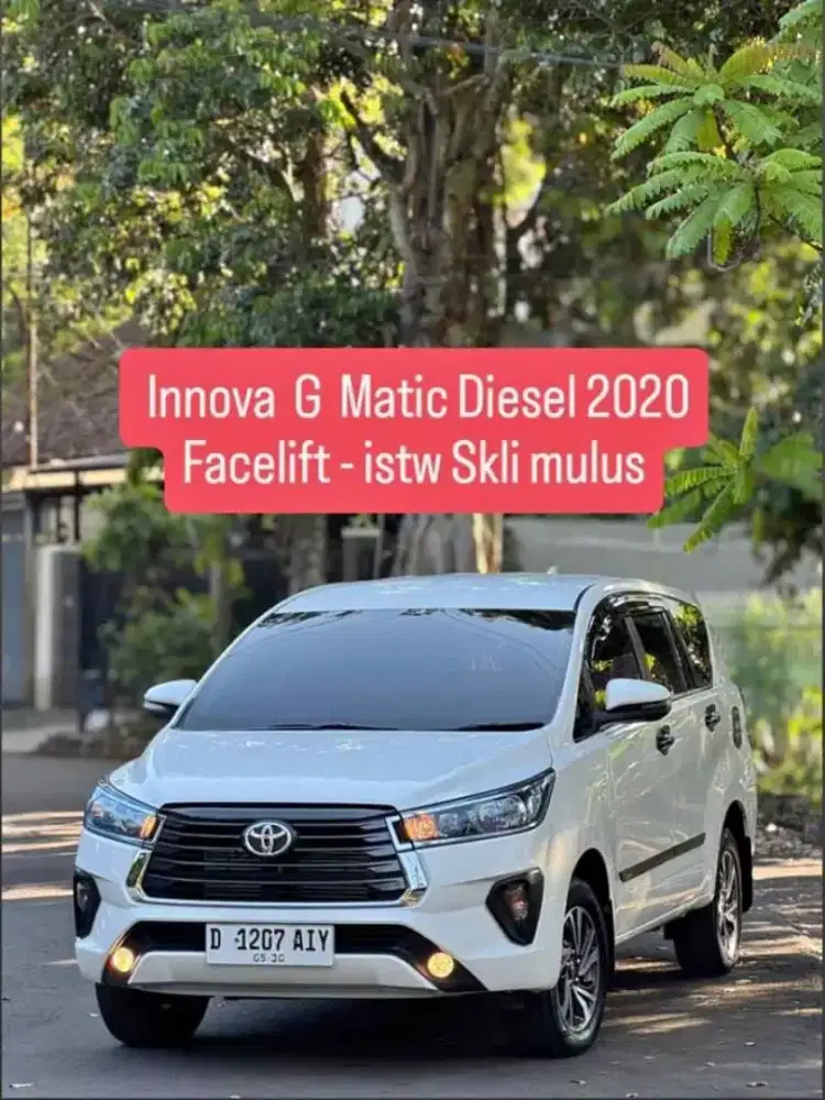 Innova G Luxury Matic Diesel 2020 Facelift
- Istw Skli Mulus,