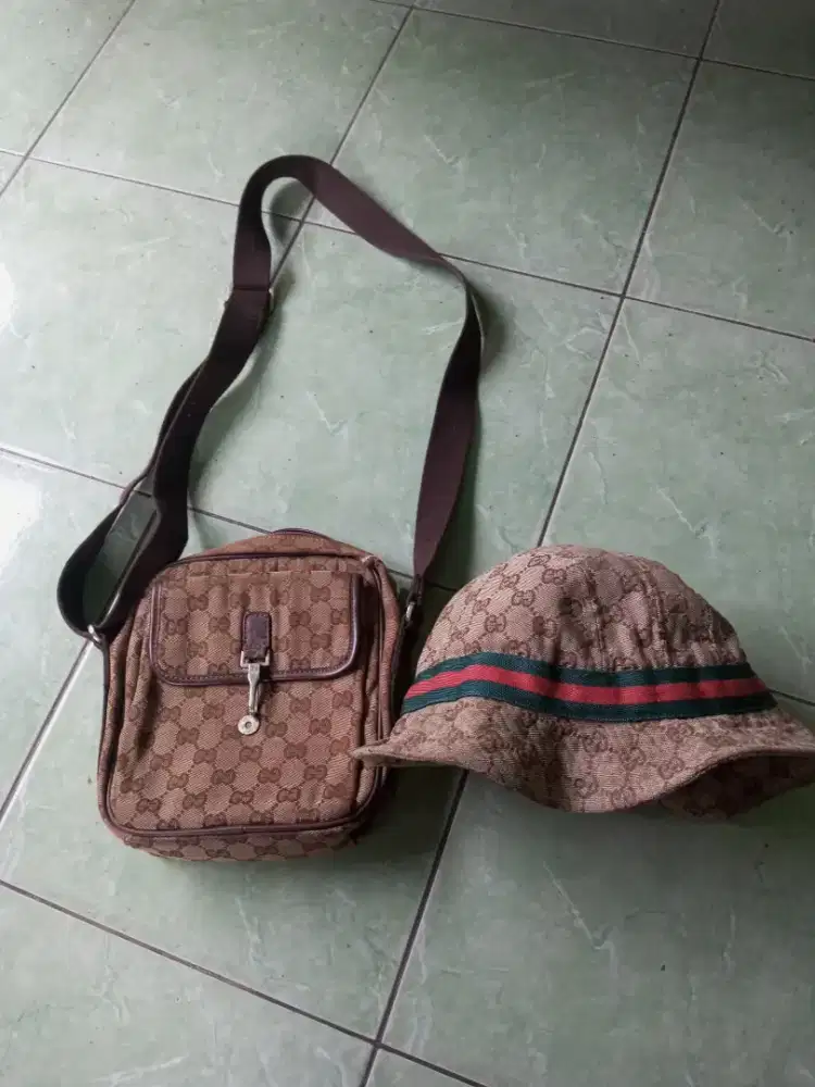 Tas dan topi gucci