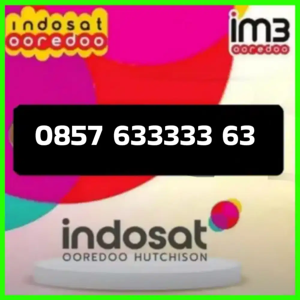 Nomor cantik Indosat IM3 panca super