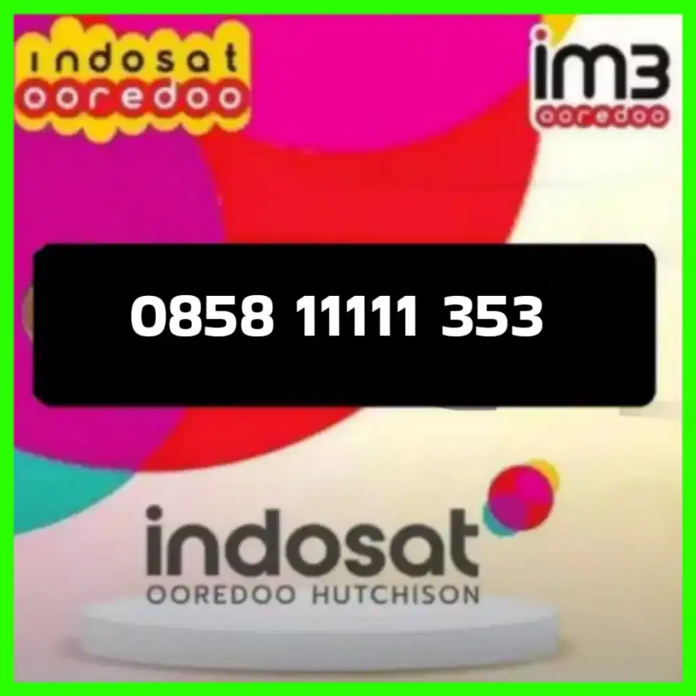 Nomor cantik Indosat IM3 panca super