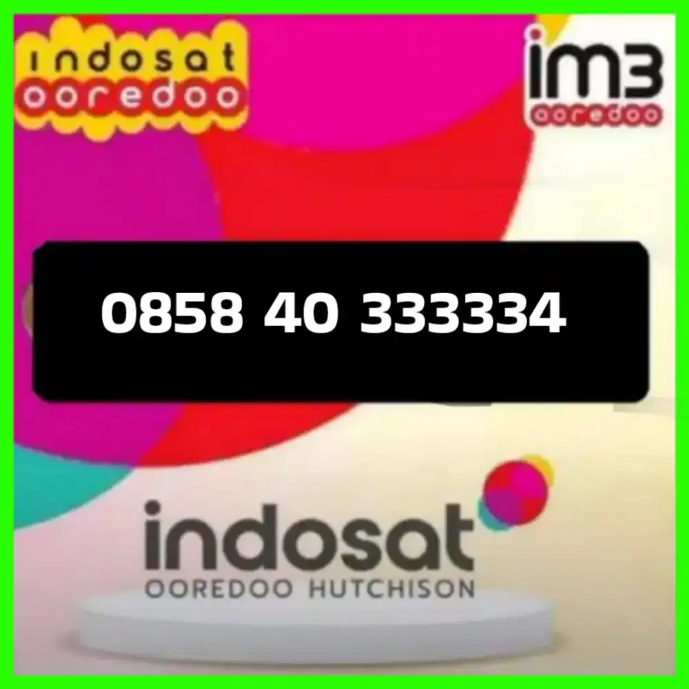 Perdana Nomor Cantik Indosat IM3 panca