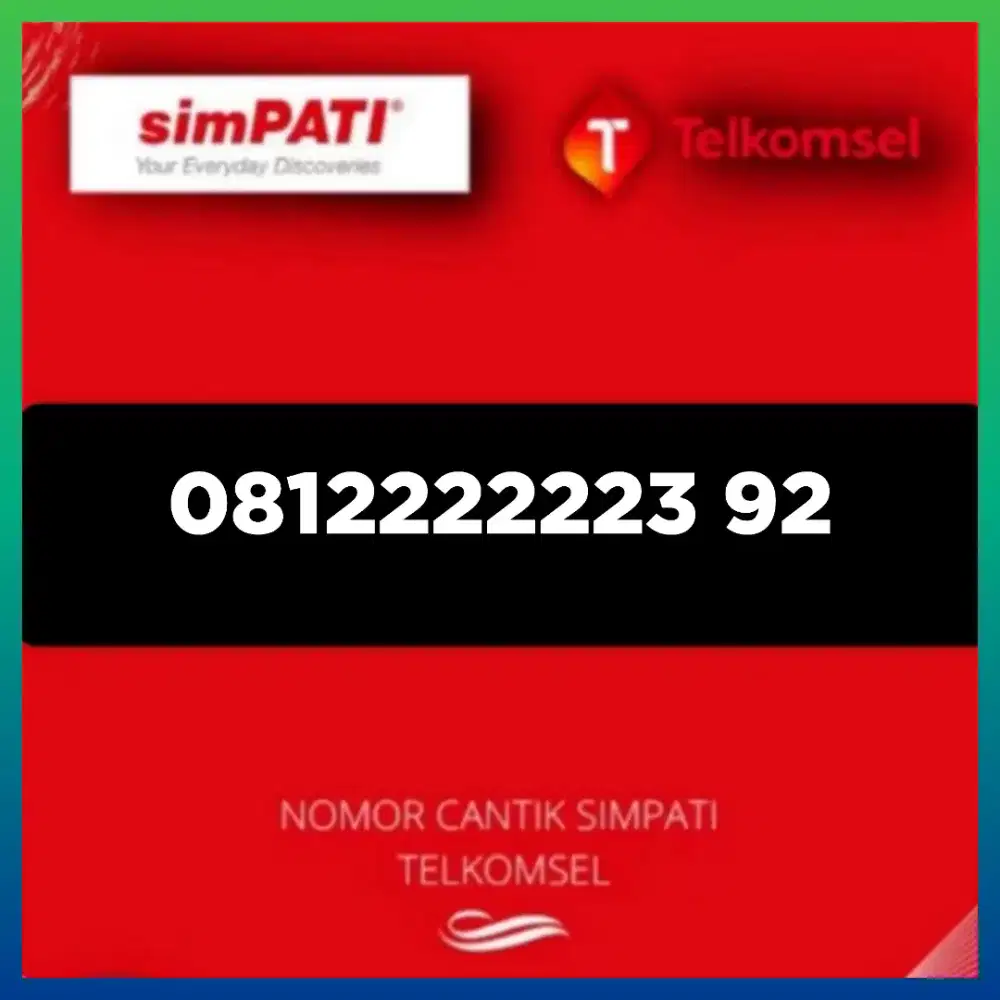 Nomor cantik simpati Telkomsel