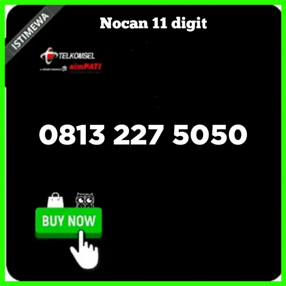 Nomor Cantik simpati Telkomsel 11 digit