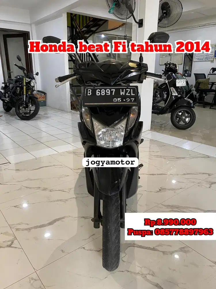 (B) honda beat fi tahun 2014