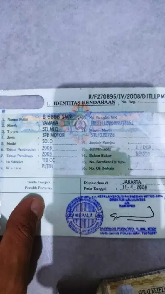 mio sporty ss lengkap pajak of