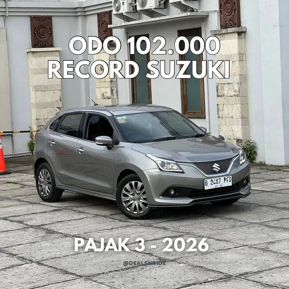 MURAH GILA ! KM 102.000 PAJAK 3/2026 SUZUKI BALENO HATCHBACK 2017