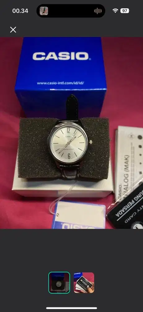 jam tangan wanita casio black - HSC 2025