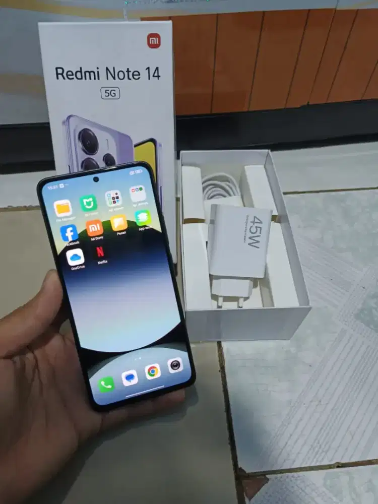 Redmi note 14 5G,full set