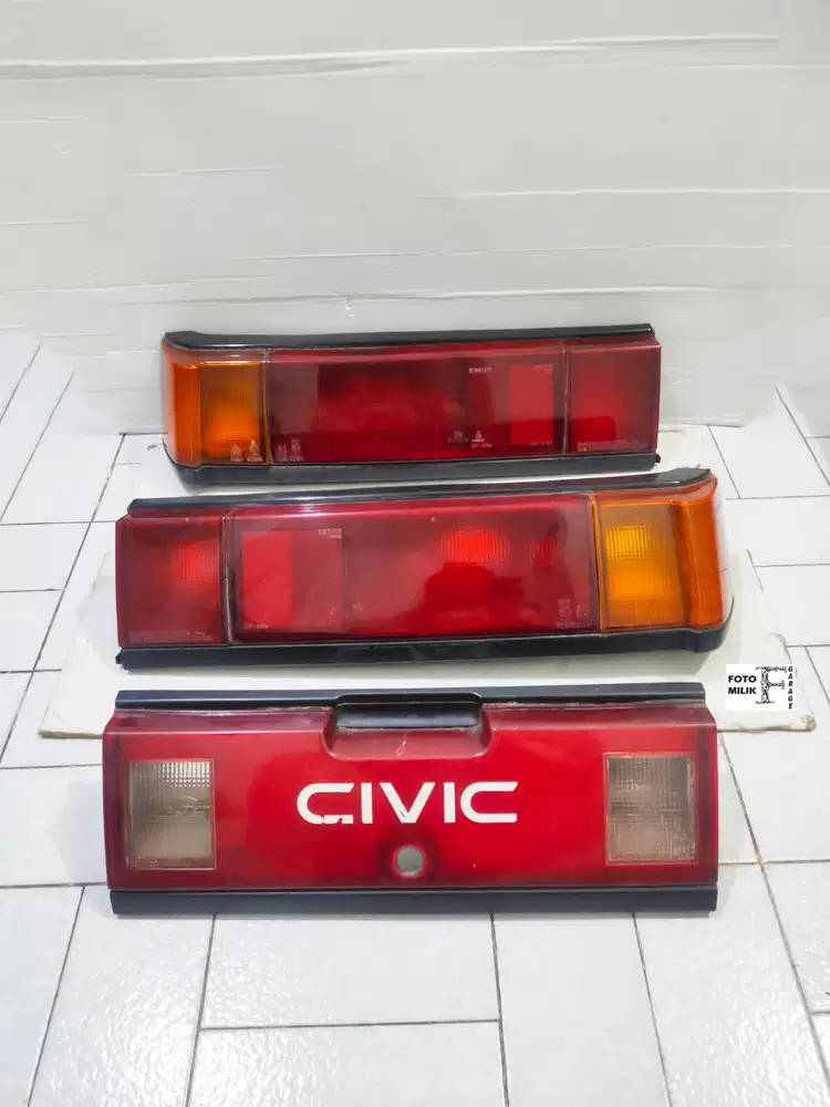 Set Stoplamp Garnish Lampu Tengah Belakang Honda Civic Wonder SB3 Ori