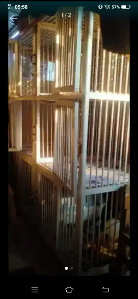 Kandang Aluminium kucing