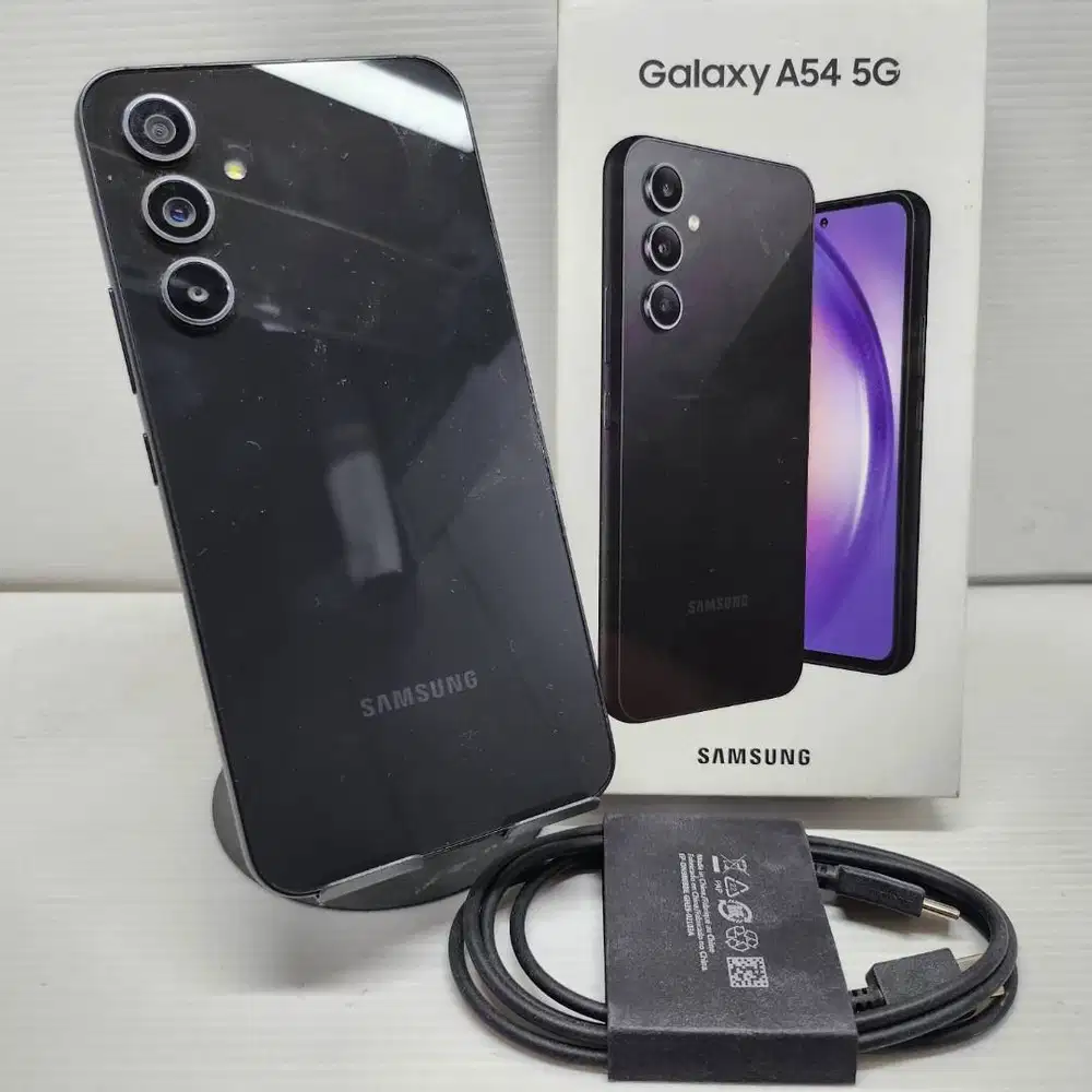 TERMURAH! SAMSUNG GALAXY A54 5G 8/128 GRAPHITE NO MINUS EX SEIN RESMI